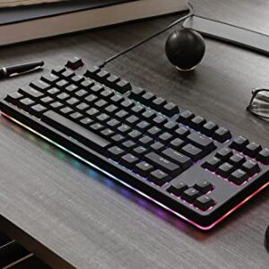 DROP Signature Series Mechanical Keyboard - Tenkeyless TKL (87 Key), Doubleshot Cherry Keycaps, Tactile Holy Panda Switches, Hot-Swap, Backlit RGB LED, USB-C, Aluminum Frame (Classic Midnight)