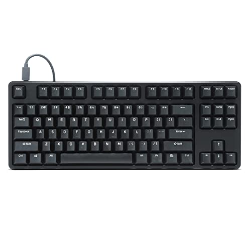 DROP Signature Series Mechanical Keyboard - Tenkeyless TKL (87 Key), Doubleshot Cherry Keycaps, Tactile Holy Panda Switches, Hot-Swap, Backlit RGB LED, USB-C, Aluminum Frame (Classic Midnight)