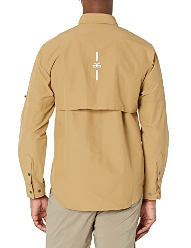 Arctix Men's Summit Long Sleeve Camp Shirt, Khaki, X-Large