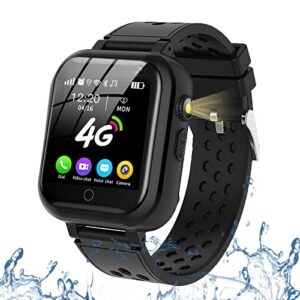 ddioyiur smart watch for kids, 4g kids phone smartwatch with gps tracker, wifi, sms, call,voice & video chat,bluetooth,audio recording,alarm,pedometer, wrist watch for 4-16 boys girls birthday gifts.