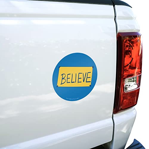 Ted Lasso Believe Automotive Car Window Locker Circle Bumper Sticker