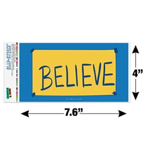 Ted Lasso Believe Automotive Car Window Locker Bumper Sticker