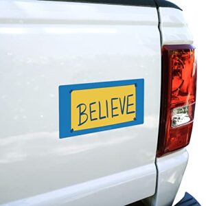 Ted Lasso Believe Automotive Car Window Locker Bumper Sticker