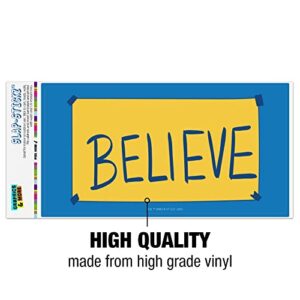 Ted Lasso Believe Automotive Car Window Locker Bumper Sticker