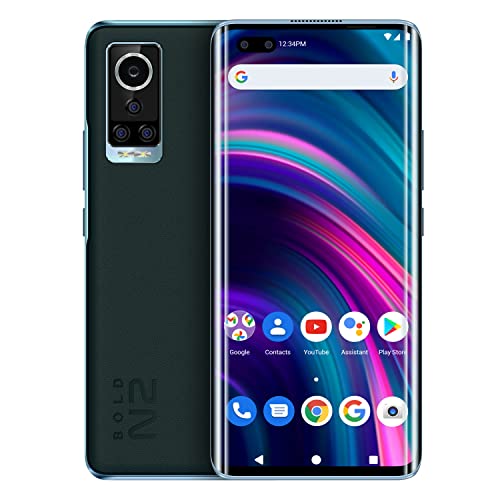 Bold N2 | 5G |2022| All Day Battery | Unlocked| 6.6” Full HD+ AMOLED Display| 256/8GB | Quad 64MP Main Camera| Dual 16MP Selfie| Cyprus Teal