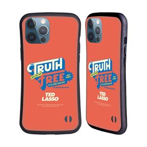head case designs officially licensed ted lasso truth season 2 graphics hybrid case compatible with apple iphone 13 pro max