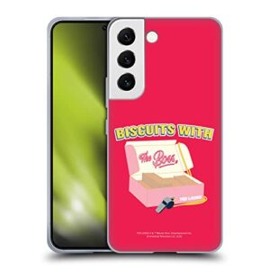 head case designs officially licensed ted lasso biscuits with the boss season 1 graphics soft gel case compatible with samsung galaxy s22 5g