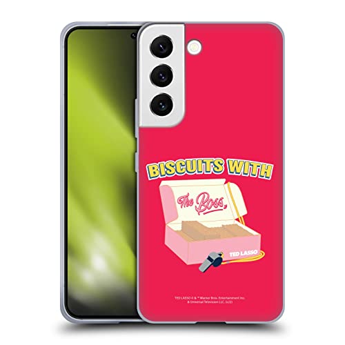 Head Case Designs Officially Licensed Ted Lasso Biscuits with The Boss Season 1 Graphics Soft Gel Case Compatible with Samsung Galaxy S22 5G