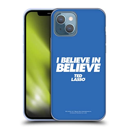 Head Case Designs Officially Licensed Ted Lasso I Believe in Believe Season 1 Graphics Soft Gel Case Compatible with Apple iPhone 13