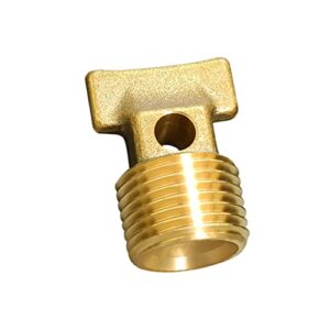 SEASAIL Boat Garboard Drain Plug 1/2" NPT Thread Solid Brass Drain Plugs commonly Used in Boat Hulls Drain Plug