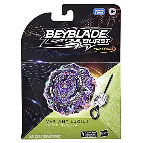 BEYBLADE Burst Pro Series Variant Lucius Spinning Top Starter Pack, Defense Type Battling Game Top, Toy for Kids Ages 8 and Up
