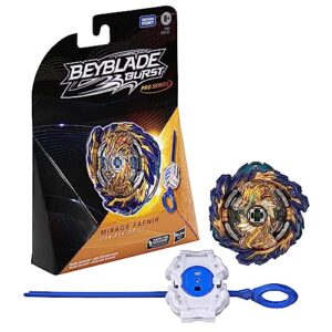 beyblade burst pro series mirage fafnir spinning top starter pack, stamina type battling game top, toy for kids ages 8 and up