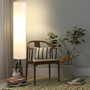 saihisday paper floor lamp shade floor light cover for living room bedroom bedside decorations(lampshade only, not including lamp and base)