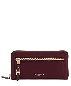 TUMI - Voyageur Zip-Around Continental Wallet - Card Holder for Women - Beetroot