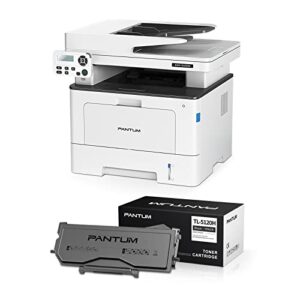 pantum laser printer all in one monochrome multifunction black and white printer 40ppm,auto duplex,copy＆scan,network and usb only, bm5100adn