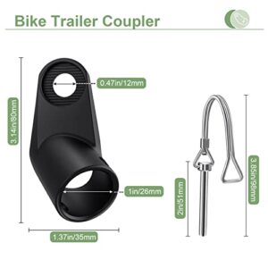 EFEALL Bike Trailer Hitch, Instep Bike Trailer Coupler Bicycle Trailer Hitch Attachments Trailer Replacement Parts for Kids Dog Pet Baby Child Carrier Schwinn Bike Trailers