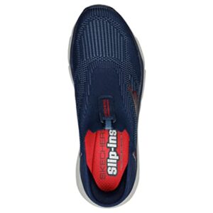 Skechers Men's Max Cushioning Slip-Ins-Athletic Slip-On Running Walking Shoes with Memory Foam Sneaker, Navy, 11