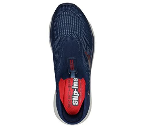 Skechers Men's Max Cushioning Slip-Ins-Athletic Slip-On Running Walking Shoes with Memory Foam Sneaker, Navy, 11