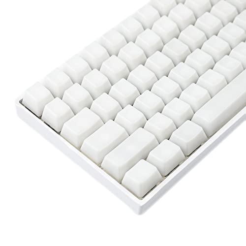 YMDK 120 Keys ABS ANSI ISO 1.5mm Blank Milk Fog OEM Profile Shine Through Keycap for MX Mechanical Keyboard RGB GK61 96 84 68 108 87