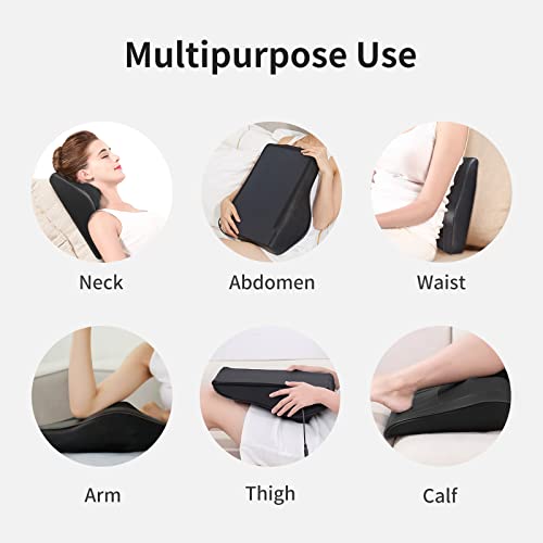 Back Massager with Heat, Cordless Massagers for Neck and Back, Shiatsu Neck Massage Pillow for Back, Shoulder, Leg Pain Relief, Gifts for Men Women Mom Dad, Stress Relax at Home Office and Car