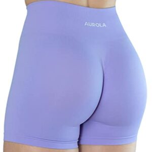 AUROLA Dream Collection Workout Shorts for Women High Waist Seamless Scrunch Athletic Running Gym Yoga Active Shorts