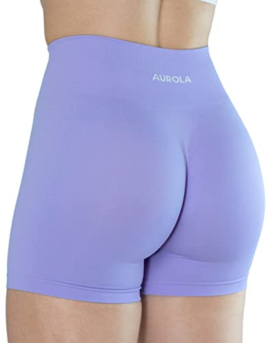 AUROLA Dream Collection Workout Shorts for Women High Waist Seamless Scrunch Athletic Running Gym Yoga Active Shorts