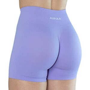 AUROLA Dream Collection Workout Shorts for Women High Waist Seamless Scrunch Athletic Running Gym Yoga Active Shorts