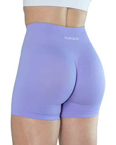 AUROLA Dream Collection Workout Shorts for Women High Waist Seamless Scrunch Athletic Running Gym Yoga Active Shorts