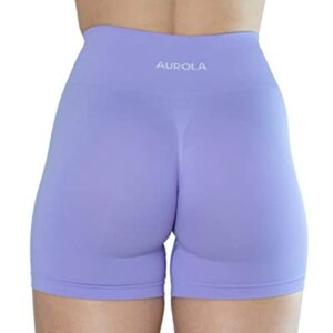 AUROLA Dream Collection Workout Shorts for Women High Waist Seamless Scrunch Athletic Running Gym Yoga Active Shorts