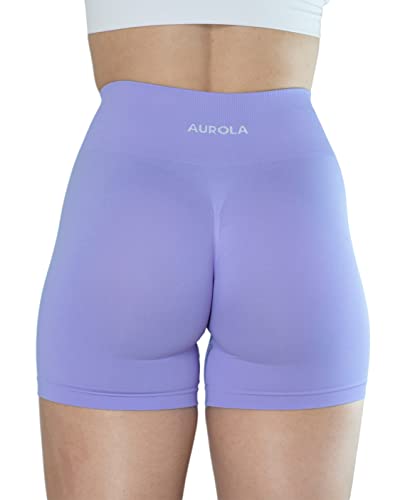 AUROLA Dream Collection Workout Shorts for Women High Waist Seamless Scrunch Athletic Running Gym Yoga Active Shorts