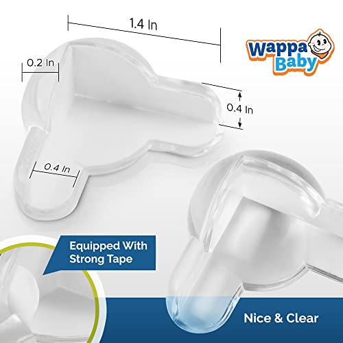 Corner Protectors for Baby (12 Pack) - New & Improved Edge Protector for Baby – Transparent Corner Protectors - Baby Safety Products to Baby Proof Corners and Edges