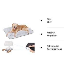 Dog Bed, 41 "x 27 ", Plush Non-Slip Dog Beds for Large Dogs, Washable Dog Beds Easy Removal and Installation with Waterproof Lining, Dog Crate Bed for Small, Medium, Large, Extra Large Pets.…