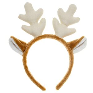 olivemont reindeer headband for christmas party costume with deer antlers and ears