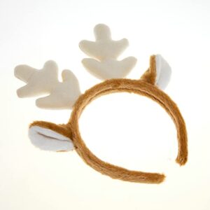 Olivemont Reindeer headband for Christmas party costume with deer antlers and ears