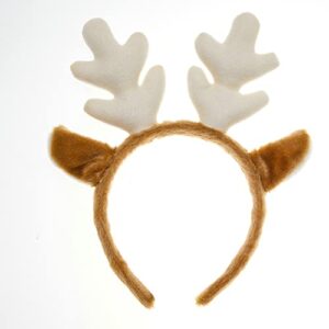 Olivemont Reindeer headband for Christmas party costume with deer antlers and ears