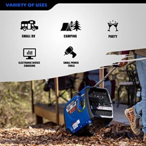 A-iPower Portable Inverter Generator, 2400W Ultra-Quiet Powered By Yamaha Engine RV Ready, EPA & CARB Compliant, Ultra Lightweight For Backup Home Use, Tailgating & Camping (SC2400iP)