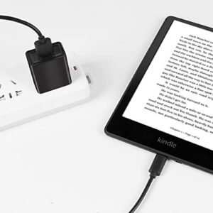 6Ft Fast Charger Fit for Kindle E-Reader 2 3 4 5 6 7 8 9 10 11,All Kindle Paperwhite,Oasis,Voyage,Kindle Touch,DX,Keyboard,Kids Edition(with 6Ft Micro USB & USB C)