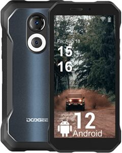 doogee android 12 rugged smartphone - 2022 s61 rugged phone - 20mp night vision camera - 6gb+64gb - ip68 waterproof unlocked cell phone outdoor- 5180mah battery - 6.0" ips hd- dual sim 4g (frosted)