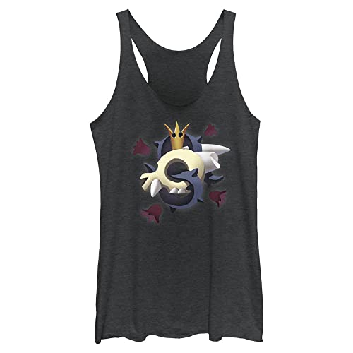 Disney Owl House King Vines Women's Racerback Tank Top, Black Heather, X-Small