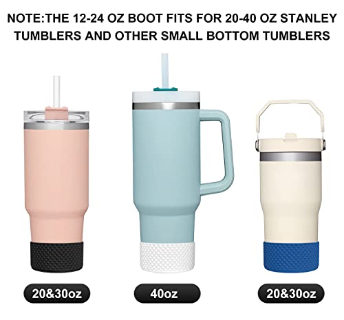 Affute Diamond Silicone Boot for Hydroflask Water Bottle and Other Stainless Steel Bottles 12 18 21 22 24 32 40 oz, (Eggplant, 12-24oz)