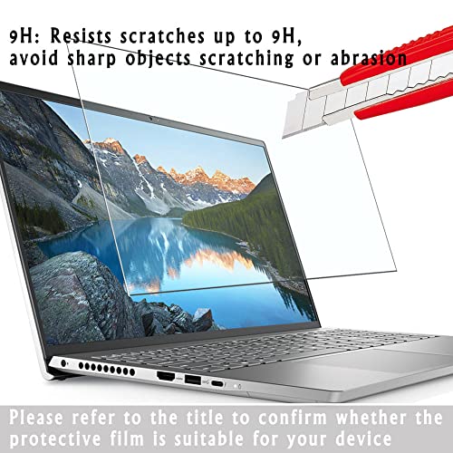 Vaxson Tempered Glass Screen Protector, compatible with Dell ALIENWARE m17 R5 17.3" Laptop Visible Area Cover Only, 9H Film Protector [Not Full Coverage]