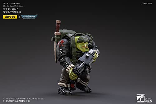 BLOOMAGE JOYTOY (BEIJING) TECH Warhammer 40K: Ork Kommandos Dakka Boy Rotbilge 1:18 Scale Action Figure