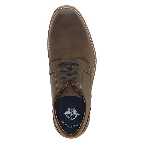 Dockers Mens Bronson Rugged Casual Oxford Shoe, Brown, 10.5 M