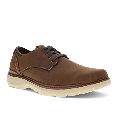 Dockers Mens Rustin Rugged Casual Oxford Shoe, Dark Tan, 13 M