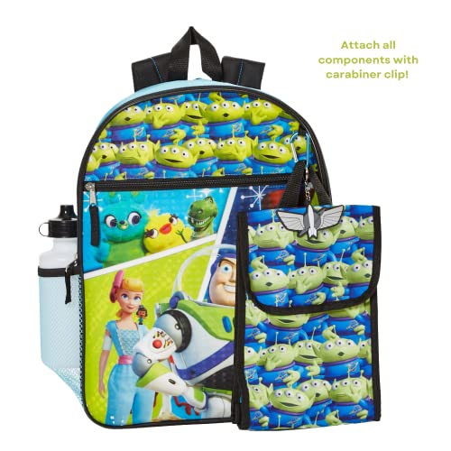 RALME Pixar Toy Story Backpack Set for Kids, 16 inch with Lunch Bag and Water Bottle
