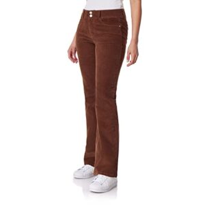 wallflower women's size flirty curvy flare high rise insta stretch juniors jeans (standard, truffle, 20 plus
