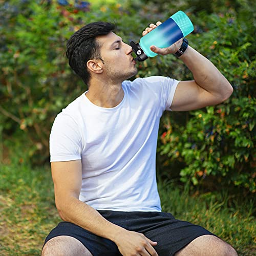 GLINK Bottle Boot, Compatible with Hydro Flask and Others, Accessory Silicone Water Bottle Protector, Anti-Slip Flex Boot with Diamond Texture, Protective Bottom Sleeve Cover (Seagrass 32-40 oz)