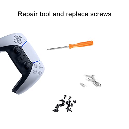 Screws set for PS4 PS5,Xbox one/series X Controller Install Repair Screws and Phillips T6 T8 Screwdrivers Open shell tool,