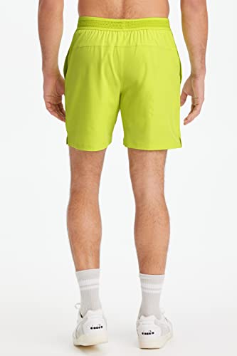 Fabletics Men's The Fundamental Short, Workout, Running, Training, Gym, Yoga, Ultra Lightweight, Athletic, XL, Zest