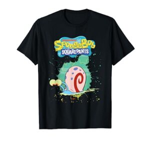 mademark x spongebob squarepants - original spongebob square pants - gary the snail on splash t-shirt